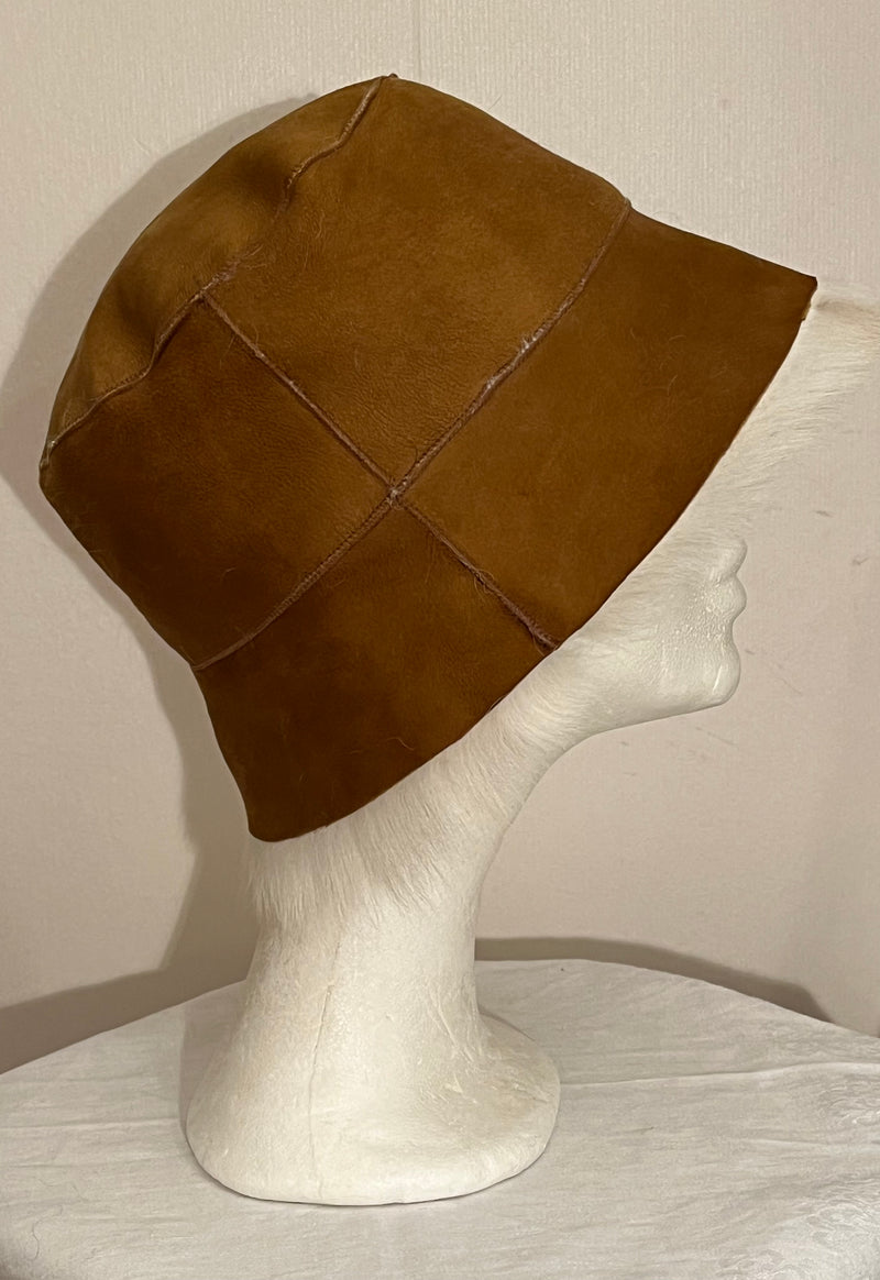 Tuscan lambskin buckethat