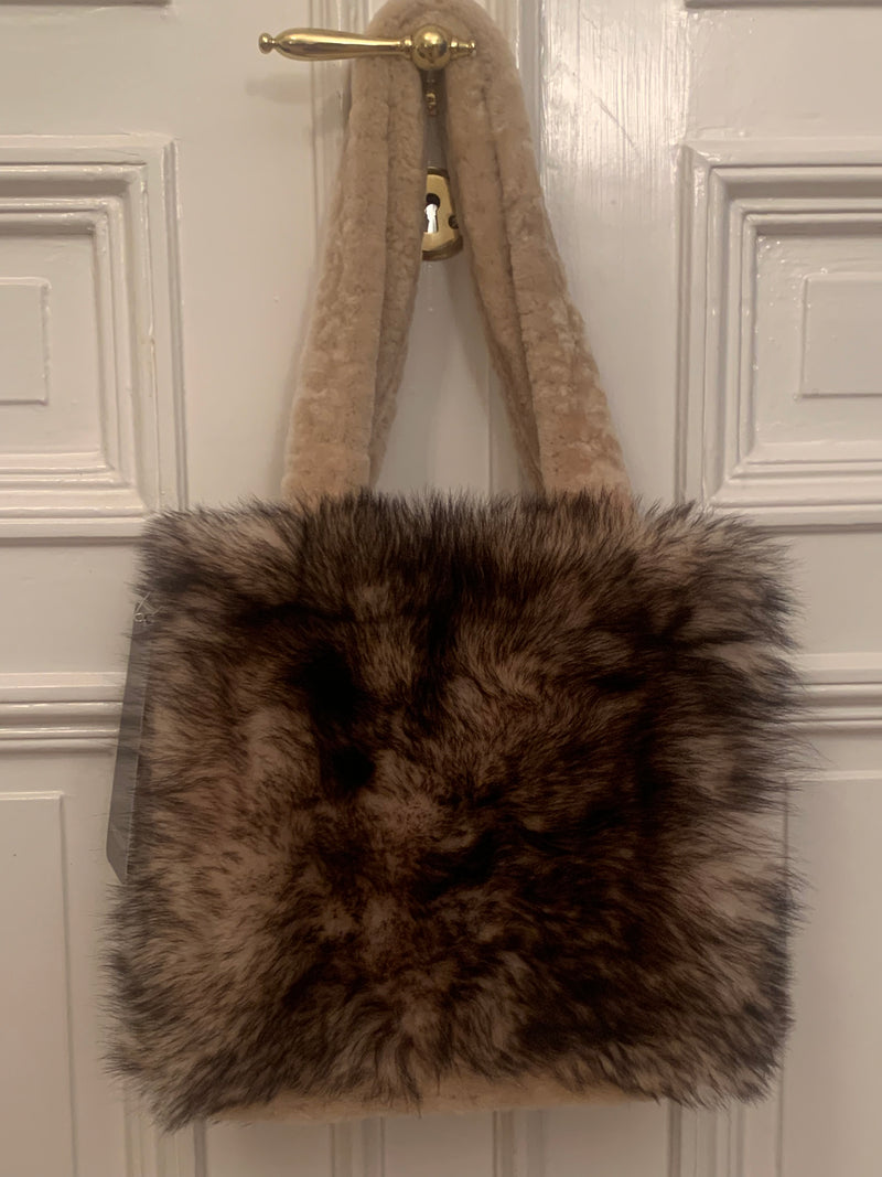 Shopping bag in shearling - Small size